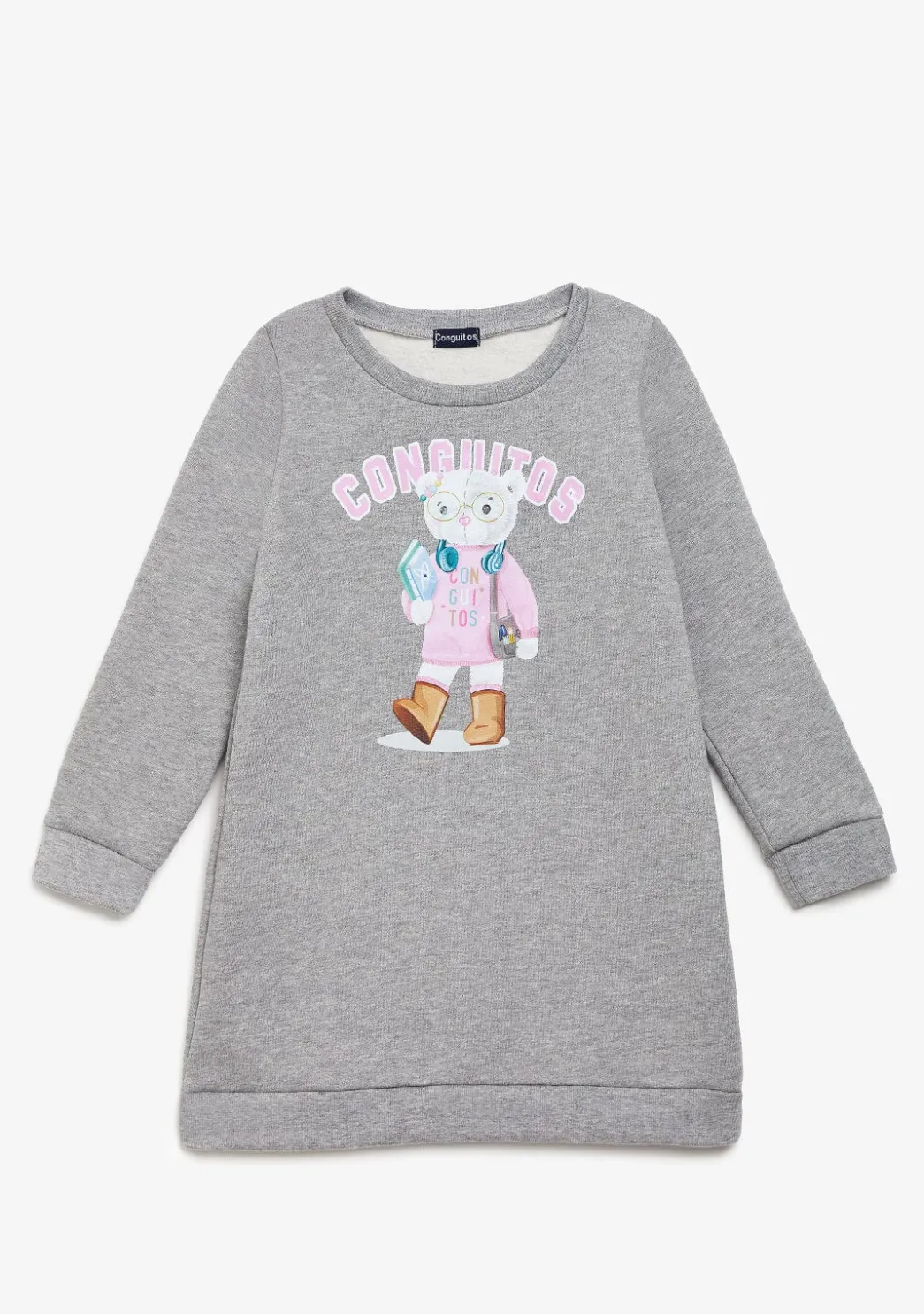 Cheap Vestido Sudadera Osito Gris Vestidos|Vestidos Sudadera