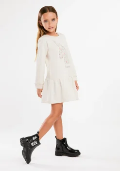 Discount Vestido Sudadera Unicornio Beige Vestidos