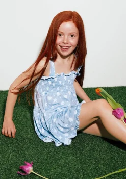 Best Vestido Unicornios Estrellas Azul Vestidos|Vestidos De Verano