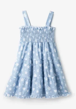 Best Vestido Unicornios Estrellas Azul Vestidos|Vestidos De Verano