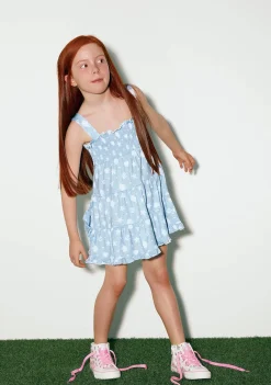 Best Vestido Unicornios Estrellas Azul Vestidos|Vestidos De Verano