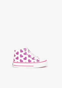 Hot Zapatilla Alta De Bebé Solar Blanco Zapatillas|Zapatillas