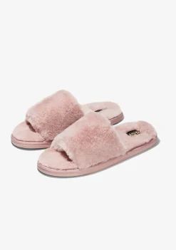 Hot Zapatilla De Casa Con Punta Abierta Rosa Zapatillas De Casa|Zapatillas De Casa