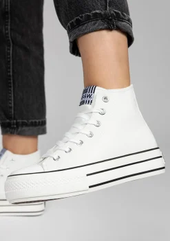 Best Zapatillas Abotinadas Plataforma Blanco Zapatillas
