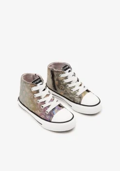 Discount Zapatillas Altas Brillo En La Oscuridad Multicolor Zapatillas|Zapatillas