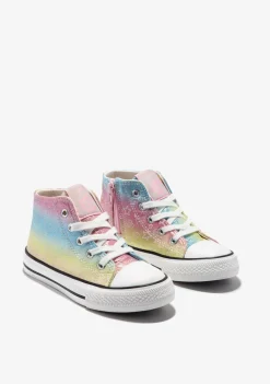 Cheap Zapatillas Altas Brillo En La Oscuridad Multicolor Zapatillas|Zapatillas