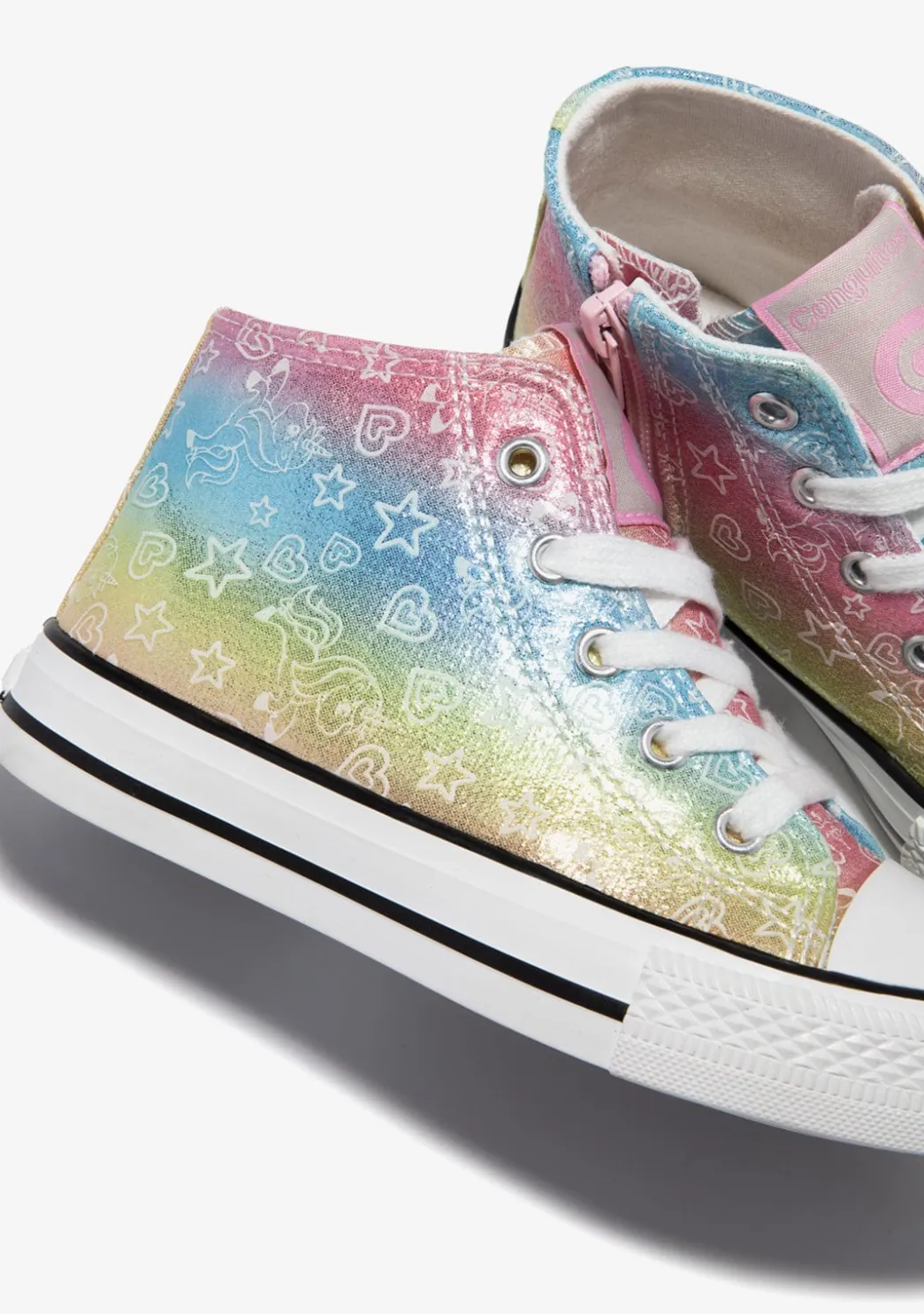 Cheap Zapatillas Altas Brillo En La Oscuridad Multicolor Zapatillas|Zapatillas