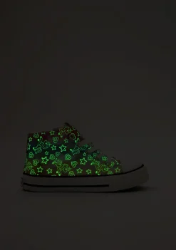 Cheap Zapatillas Altas Brillo En La Oscuridad Multicolor Zapatillas|Zapatillas