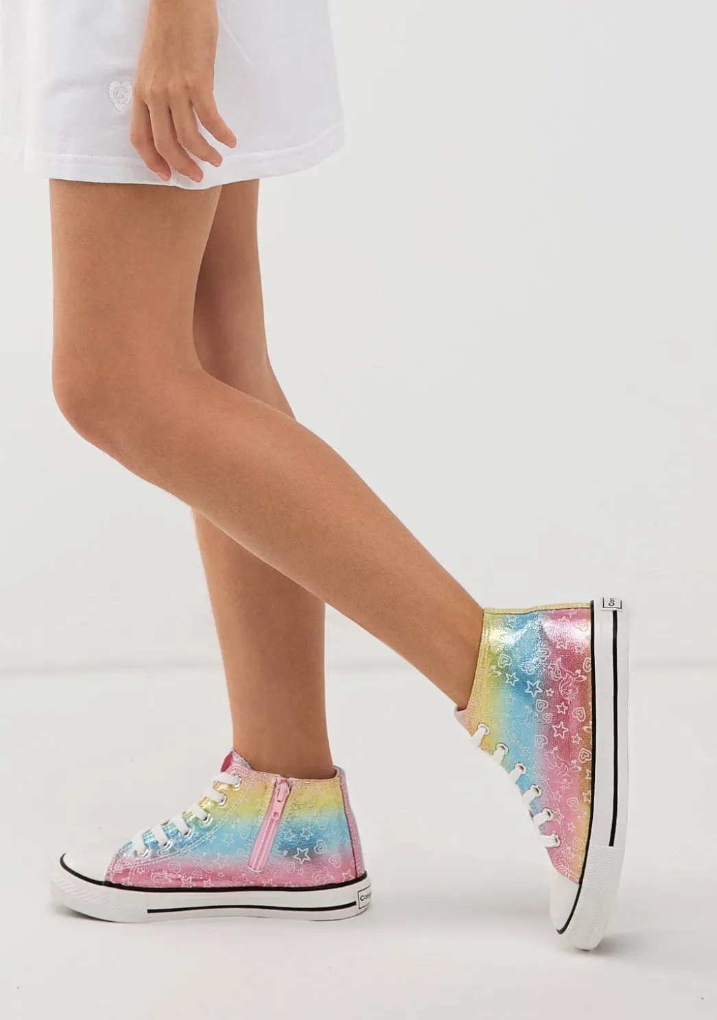 Cheap Zapatillas Altas Brillo En La Oscuridad Multicolor Zapatillas|Zapatillas