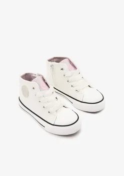 Outlet Zapatillas Altas Charol Blanco Zapatillas|Zapatillas