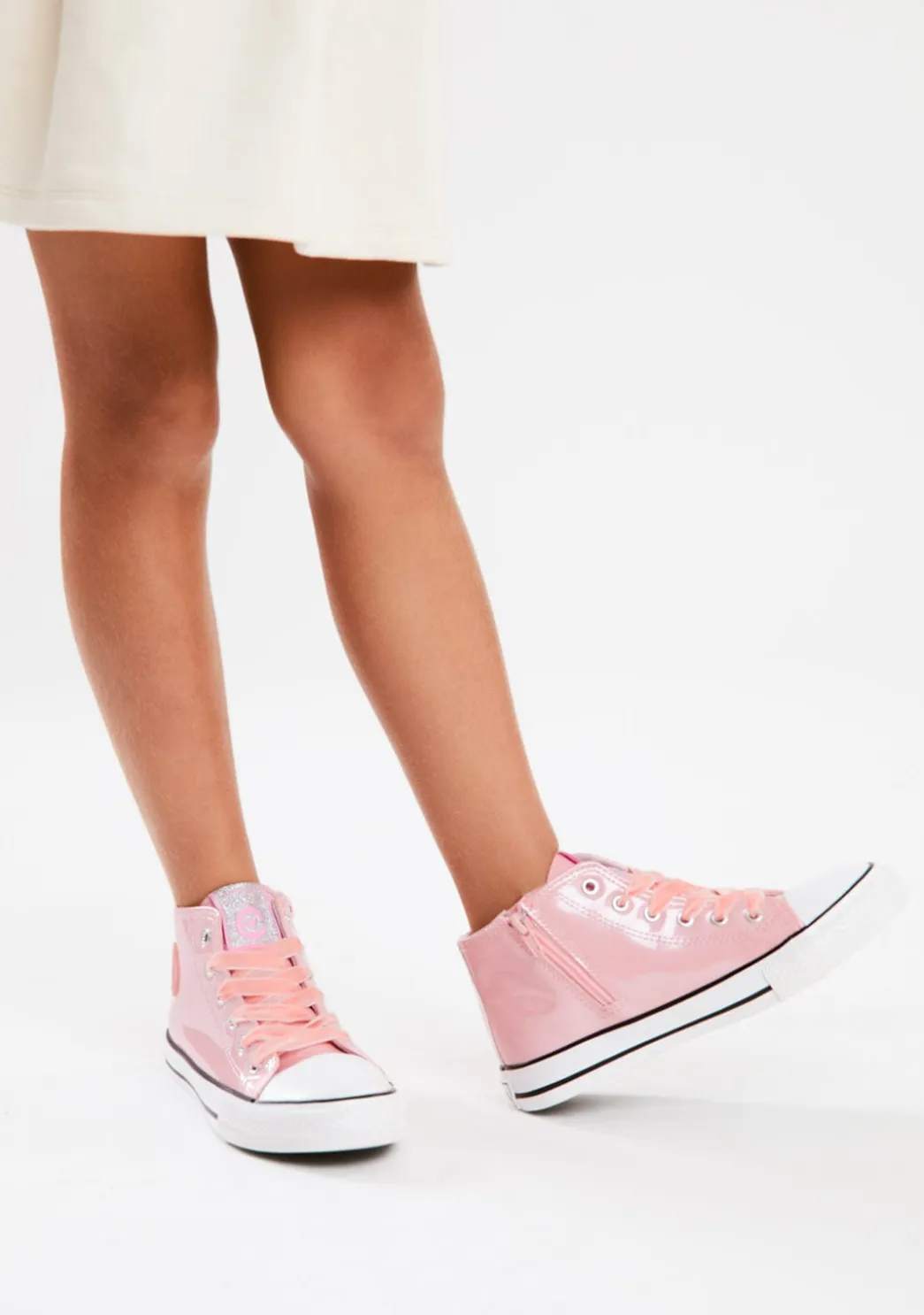 Online Zapatillas Altas Charol Rosa Zapatillas|Zapatillas