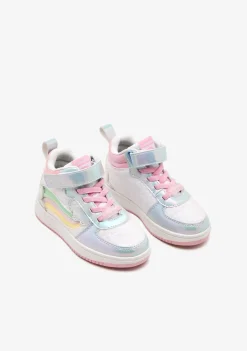 Clearance Zapatillas Altas Con Luces Arcoíris Multicolor Zapatillas Con Luces|Zapatillas