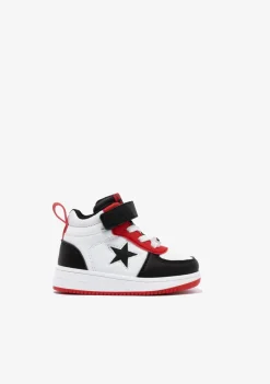 Discount Zapatillas Altas De Bebé Con Luz Estrella Negro Zapatillas|Zapatillas Con Luces
