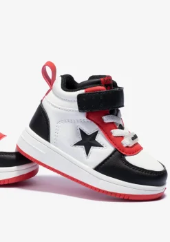 Discount Zapatillas Altas De Bebé Con Luz Estrella Negro Zapatillas|Zapatillas Con Luces