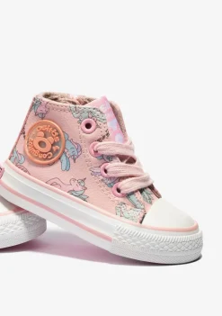 Fashion Zapatillas Altas De Bebé Unicornio Napa Rosa Zapatillas|Zapatillas
