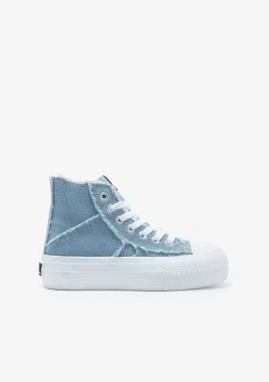 Cheap Zapatillas Altas Denim B&W Zapatillas|Zapatillas