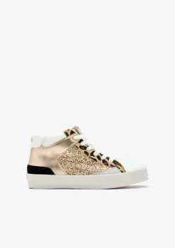 Best Sale Zapatillas Altas Glitter Leopardo B&W Zapatillas|Zapatillas
