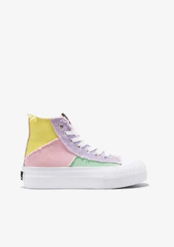 Best Sale Zapatillas Altas Patchwork Multi B&W Zapatillas|Zapatillas
