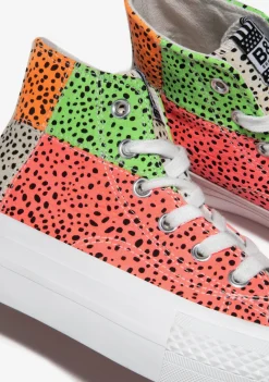 Clearance Zapatillas Altas Patchwork Multicolor B&W Zapatillas|Zapatillas