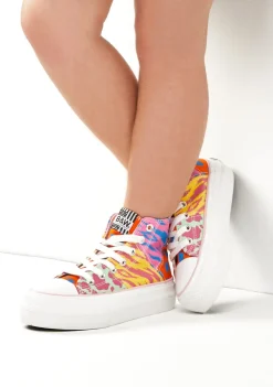 Online Zapatillas Altas Patchwork Multicolor B&W Zapatillas|Zapatillas