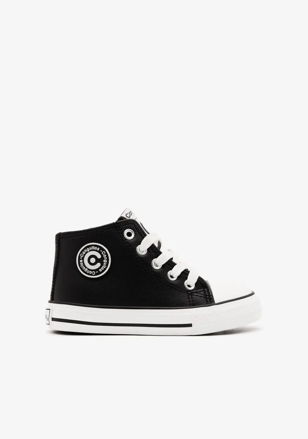 Hot Zapatillas Altas Unisex Logo Napa Negro Zapatillas|Zapatillas