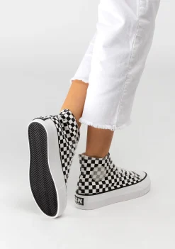 Sale Zapatillas Altas Unisex Lona Negro Blanco B&W Zapatillas|Zapatillas