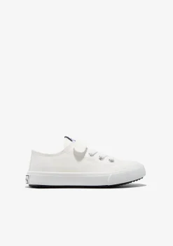 Cheap Zapatillas Cordones Elásticos Blanco Zapatillas|Zapatillas