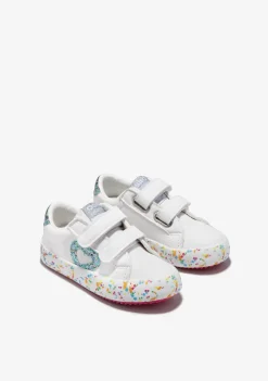 Best Zapatillas De Bebé Confeti Glitter Blanco Zapatillas|Zapatillas