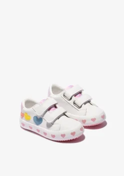 Best Sale Zapatillas De Bebé Corazones Blanco Zapatillas|Zapatillas