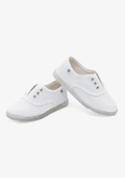 New Zapatillas De Lona Ecológicas Blanco Zapatillas|Zapatillas