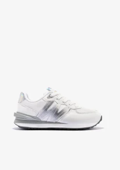 Best Sale Zapatillas De Niña Logo Blanco Plata B&W Zapatillas|Zapatillas