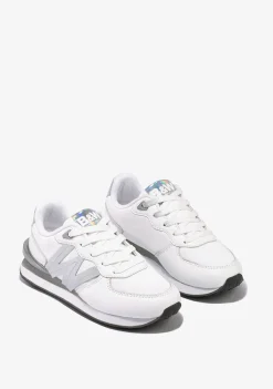 Best Sale Zapatillas De Niña Logo Blanco Plata B&W Zapatillas|Zapatillas