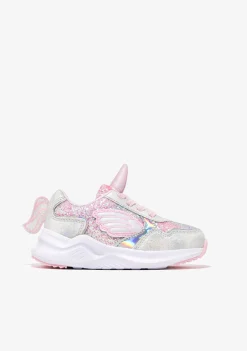 Discount Zapatillas De Niña Unicornio Con Luz Metalizado Blanco Zapatillas Con Luces|Zapatillas