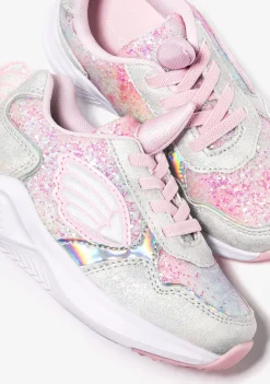 Discount Zapatillas De Niña Unicornio Con Luz Metalizado Blanco Zapatillas Con Luces|Zapatillas