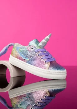 Best Sale Zapatillas De Niña Unicornio Glitter Multicolor Zapatillas