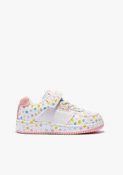 Cheap Zapatillas Elástico Puntos Blanco Zapatillas|Zapatillas