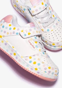 Cheap Zapatillas Elástico Puntos Blanco Zapatillas|Zapatillas