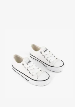Hot Zapatillas Lona Clásica Blanco Zapatillas|Zapatillas