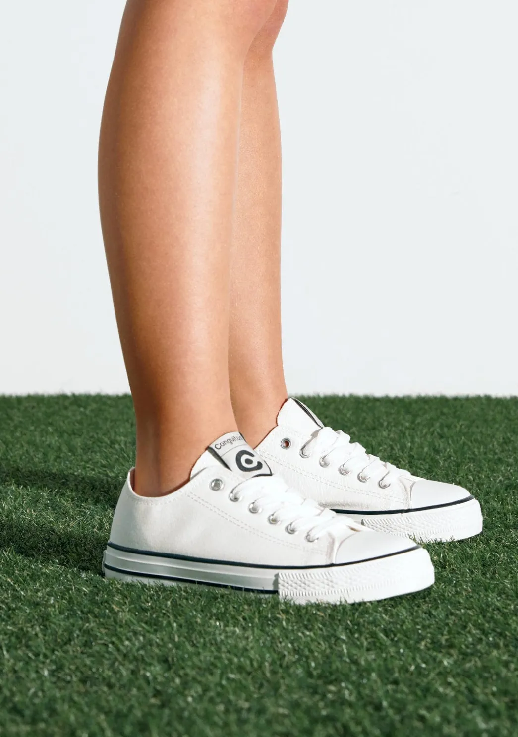 Hot Zapatillas Lona Clásica Blanco Zapatillas|Zapatillas