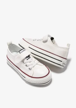 Discount Zapatillas Lona Plataforma Blanco Zapatillas|Zapatillas