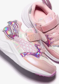 Store Zapatillas Sirena Elástico Con Luz Rosa Zapatillas Con Luces|Zapatillas