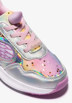 Best Sale Zapatillas Unicornio Glitter Con Luz Metalizado Zapatillas Con Luces|Zapatillas