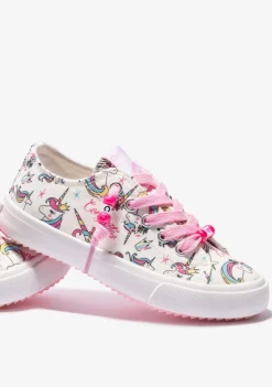 Cheap Zapatillas Unicornios Lona Blanco Zapatillas