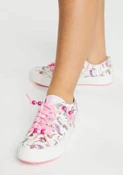Cheap Zapatillas Unicornios Lona Blanco Zapatillas
