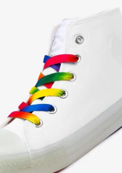 Flash Sale Zapatillas Unisex Cordones Con Luz Lona Blanco Zapatillas Con Luces|Zapatillas