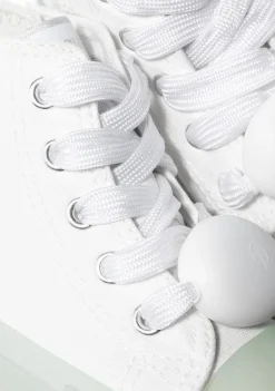 Flash Sale Zapatillas Unisex Cordones Con Luz Lona Blanco Zapatillas Con Luces|Zapatillas