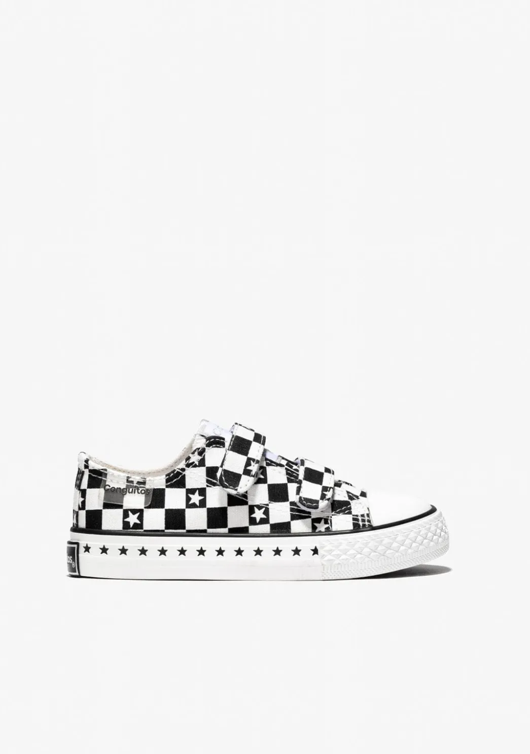 Flash Sale Zapatillas Unisex Cuadros Lona Negro Zapatillas|Zapatillas