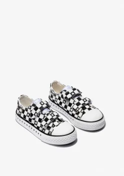 Flash Sale Zapatillas Unisex Cuadros Lona Negro Zapatillas|Zapatillas