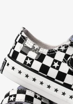 Flash Sale Zapatillas Unisex Cuadros Lona Negro Zapatillas|Zapatillas
