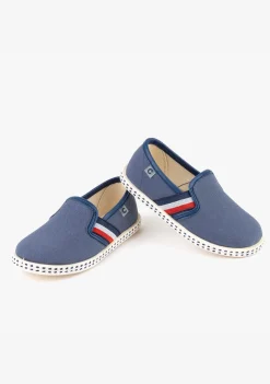 Best Zapatos De Niño Lona Azul Zapatillas